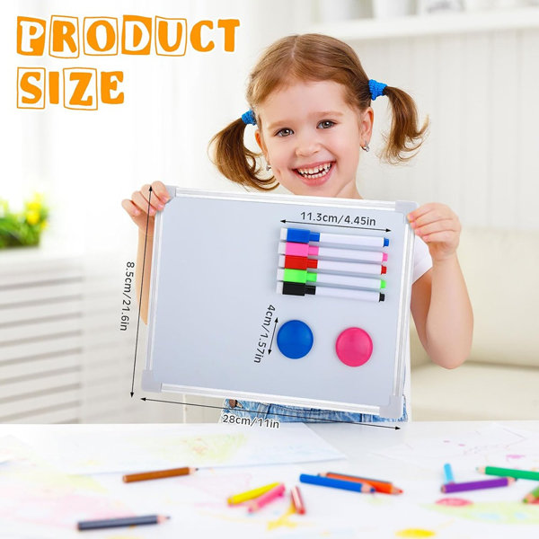 Fuutreo 10 Pcs Small White Board Dry Erase 8.5" X 11" Dry
